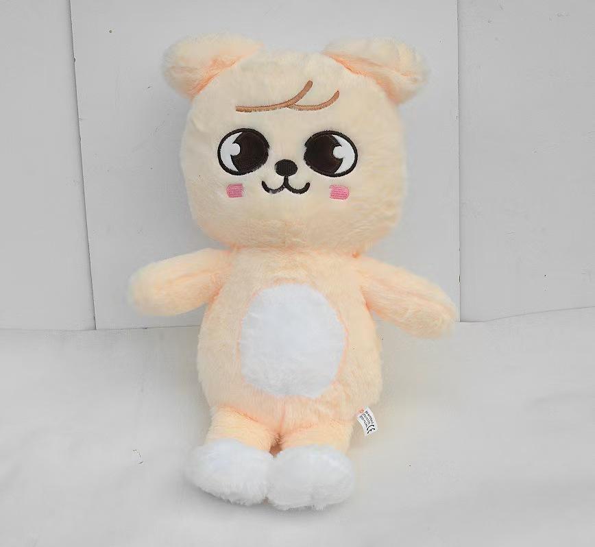 Large Plush Pillow Stray Cute Stuffed Toy, Soft Fluffy Cartoon Plushie for Stray Fans, Birthday Christmas Gift