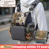 Zaino Pettorale per Binocolo con Tasca per Telemetro, Tasche e Copertura Antipioggia, Custodia Binocolo Regolabile ad Alta Capacità per Caccia Escursionismo