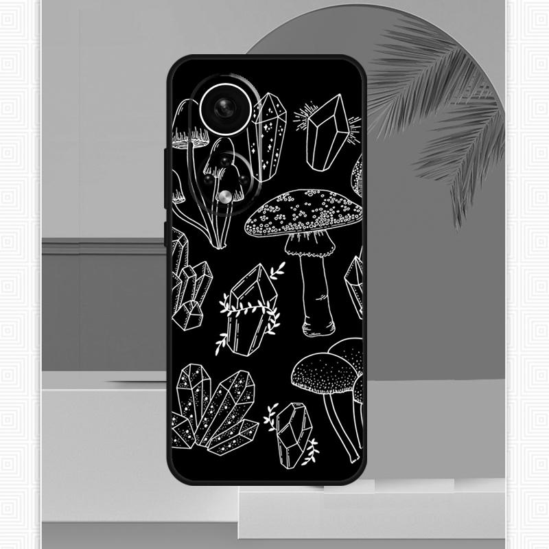 Cottagecore  Magic Mushroom Frog Moon Case For Honor Magic 7 Lite 5 6 8 Pro Honor 200 400 X9c X9b X9a X8b X8a X8c 50 70 90 Cover