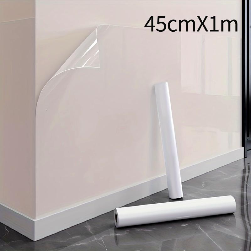 45CM WIDE Transparent Kitchen Wall Anti Oil Wallpaper With Electrostatic Adsorption Wall Sticker