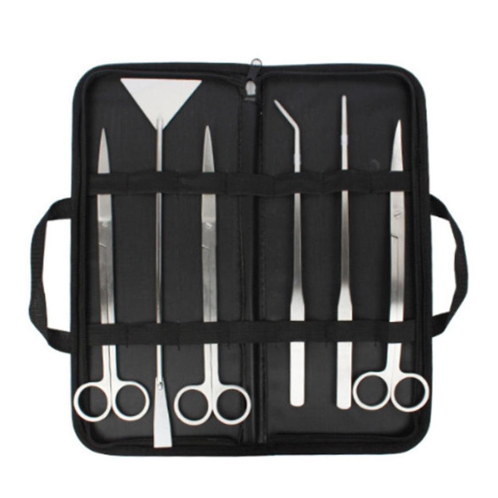 Stainless Steel Aquarium Cleaning Tools Scissors Tweezers Wave Scissors Fish Tank Plants Tools Accessories Pet Aquarium Supplies