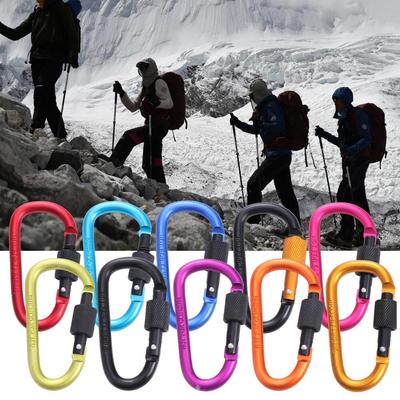 Sleutelhanger D-vormige Karabiners Paracord Karabiner Touwgesp Waterbeker Gesp Karabiner Clip Vis Karabiner Gesp Toeristen Haken