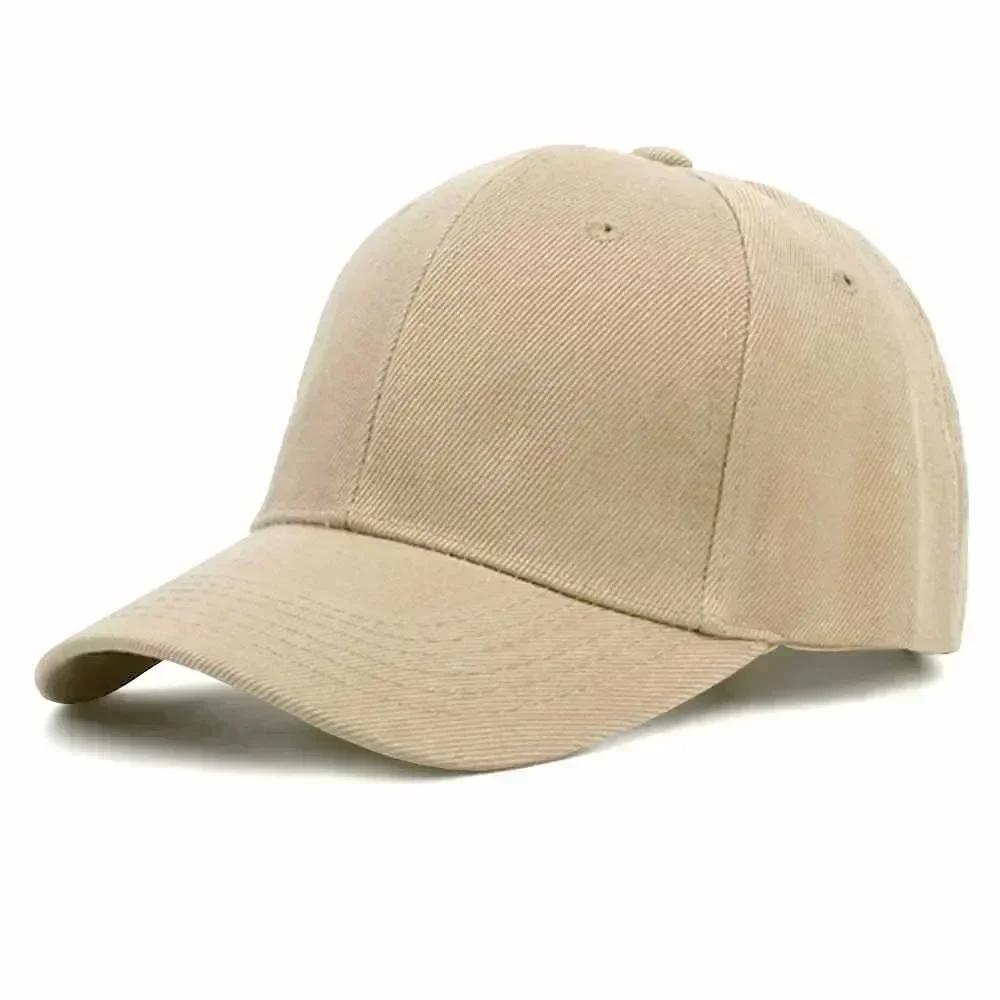 Professional Hat Solid Color Twill Plain Soft Top Acrylic Sports Cap Dad Hats Adjustable Blank Custom Unstructured Baseball