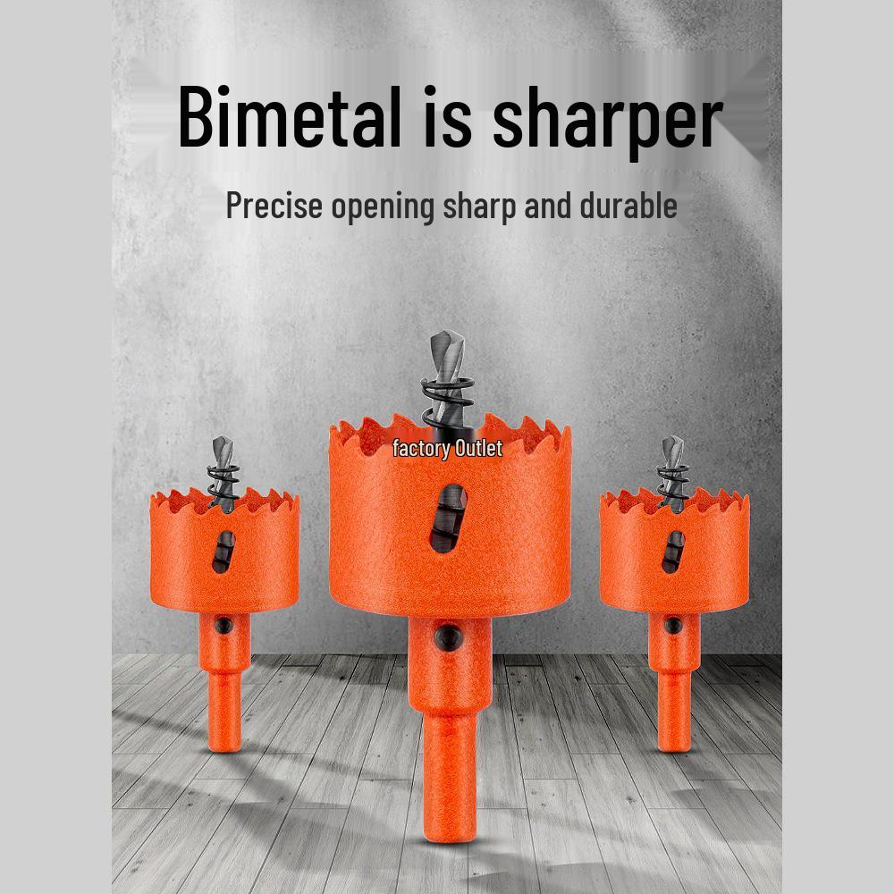 Multifunctional Hole Saw Drill Bit for Wood and Metal