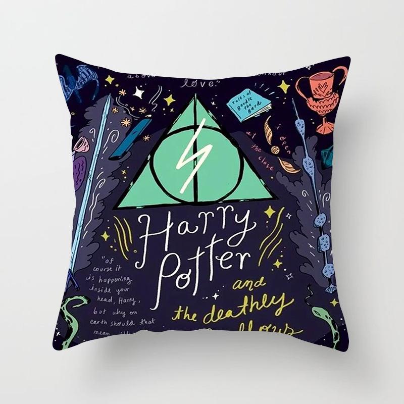 

Goblet Of Fire Anime Style Linen Print Pillow Film And Television Style Cartoon Material Pillow Cover Premium Durable 45*45cm