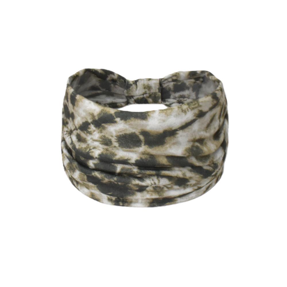Women's Paisley Sport Yoga Headband - Sweat-Absorbing, Elastic Cotton, Bohemian Style