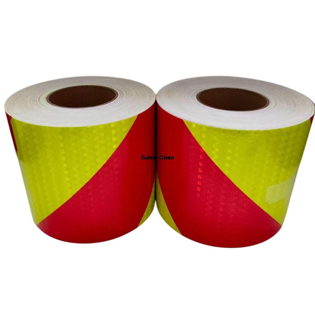 DIY 15cm*1M Twill Reflective Stickers PVC Honeycomb Self-Adhesive Warning Safety Reflectors Tapes Waterproof Strip For Car Truck