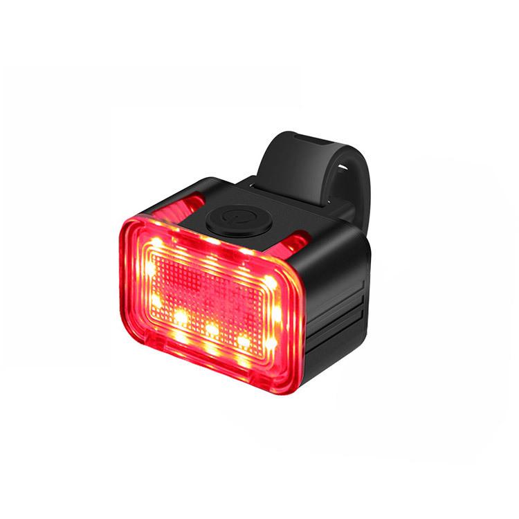 Bright USB-C Rechargeable Waterproof Bicycle Light Set with Aluminum Front and Rear Lights