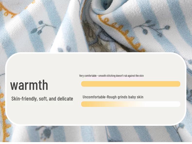 Tagless Unisex Baby Bodysuit Pajamas - Spring & Autumn Style for Outdoor Crawling