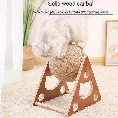4 estilos Juguetes para gatos Pelota para rascar gatos Juguete Gatito Cuerda de sisal Tablero de bolas Patas para moler Juguetes Rascador para gatos Juguete de pelota para gatos resistente al desgaste SL-XL