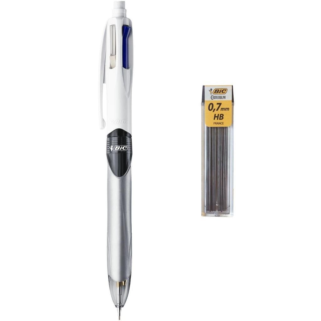 Bic 946050 Blister 4 Colors Refill Multicolor Bz662 Multi-Function + Pen,