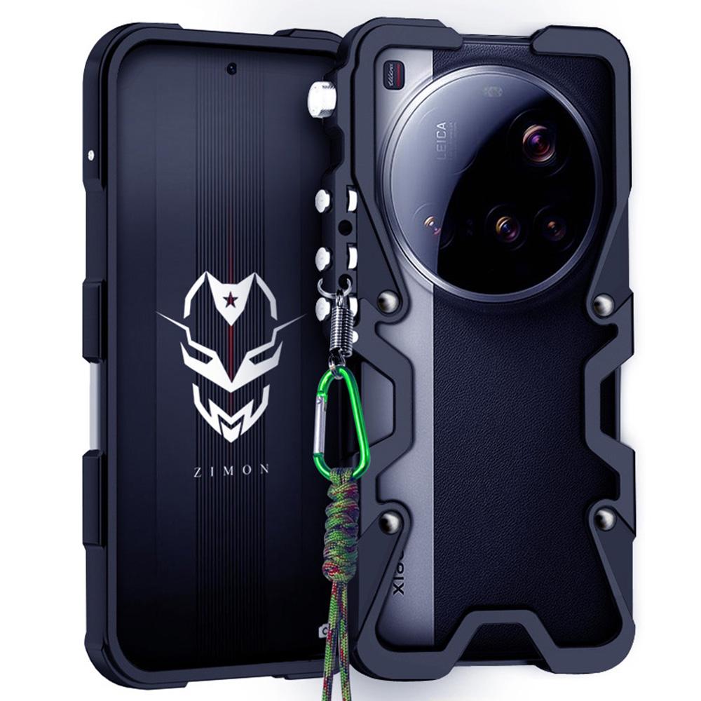 

Для Xiaomi 15 Ultra Бампер Чохол Металевий з алюмінієвого сплаву Чохол-накладка для телефону Black