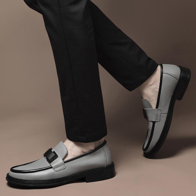 Genuine Leather Stylish Men Coiffeur Shoes 2024 All-match Vintage Male Casual Shoes High Quality Classic Men's Shoes For Wedding