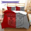 BRA logo Bedding Quilt Set Quilt Cover Pillowcase Home Decoration Birthday Gift (1 * duvet cover + 2 * pillowcase, without core)