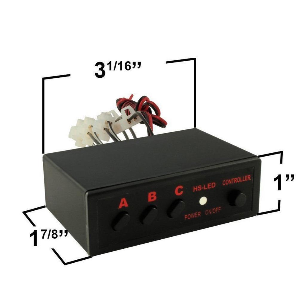 Ranzek Car Warning Light, Emergency Strobe Flashing Light, 3 Flashing Modes, 54 LED High Brightness, 6 PCS Set, Red Light