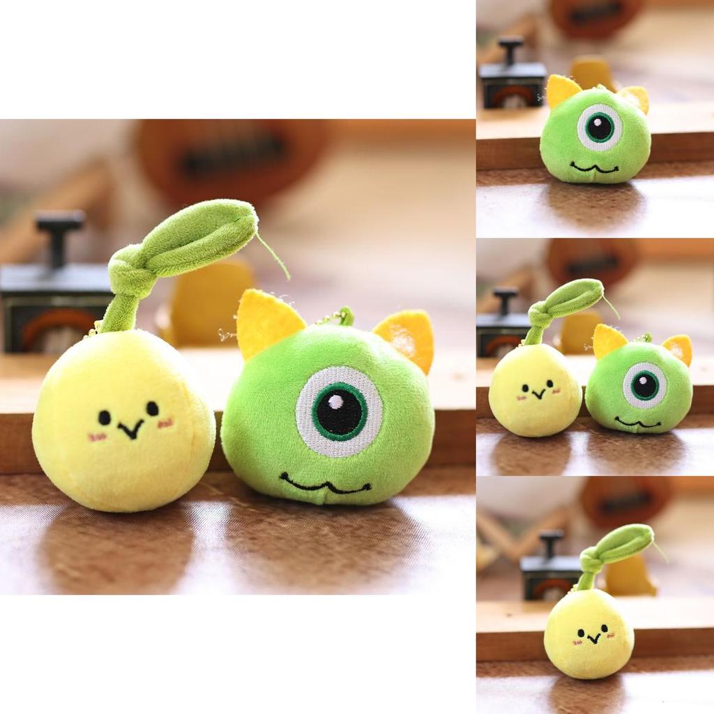 Cute Orange Plush Keychain With Big Eyes For Bag Decor And Collectors