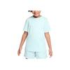 Sportswear T-Shirt Fashion Trend Versatile Comfortable Short Sleeve Kids Tops Light-Blue FZ5177-474