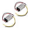 Dual Pack 24V to 12V 1A   Converter IP68 Submersible -   Voltage Regulator for LED Lights / CCTV Cameras & Solar Systems (Short Circuit Contr