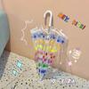 Thickened children's lightweight transparent umbrella boys and girls primary school students school special long handle anti-clamp small baby