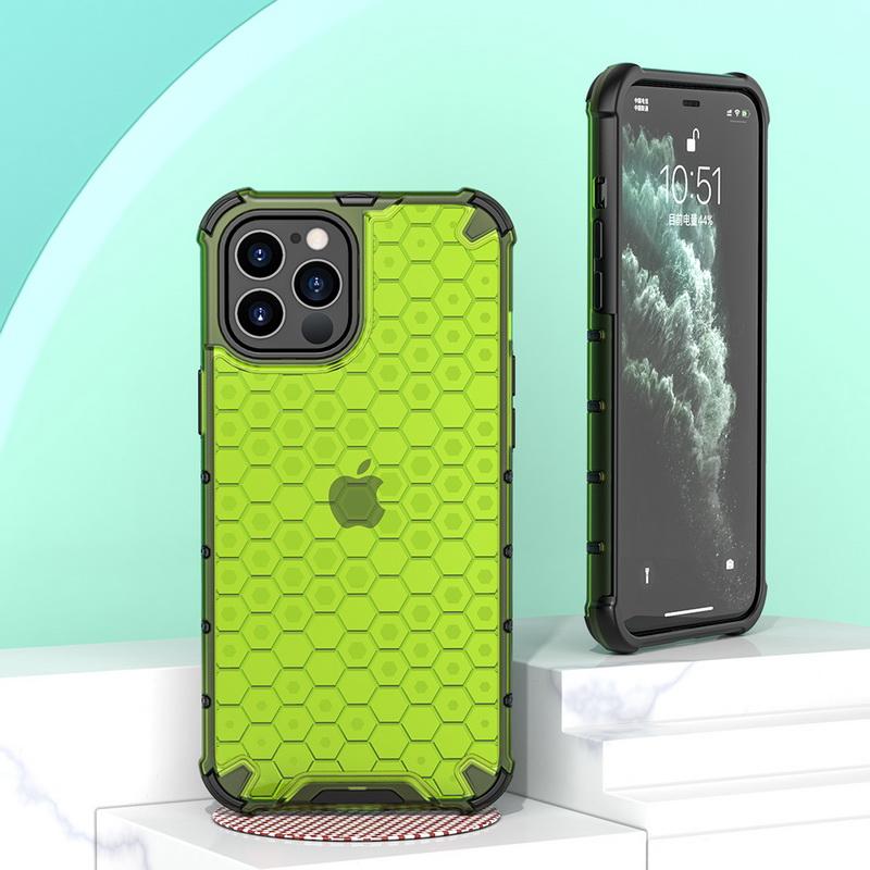 Buy Hybrid Soft Bumper Honeycomb Case Cover For Iphone 12 Pro Max 11 13mini 13 Pro Xs 7 8 Plus Xr 6s At Affordable Prices Free Shipping Real Reviews With Photos Joom