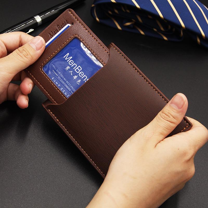 YCZA8 Leather Wallet Car Driving License Credit Card Bag For Ford ST FOCUS 2 Mondeo Fiesta Kuga MK2 MK3 MK4 Ecosport Fusion Accessory