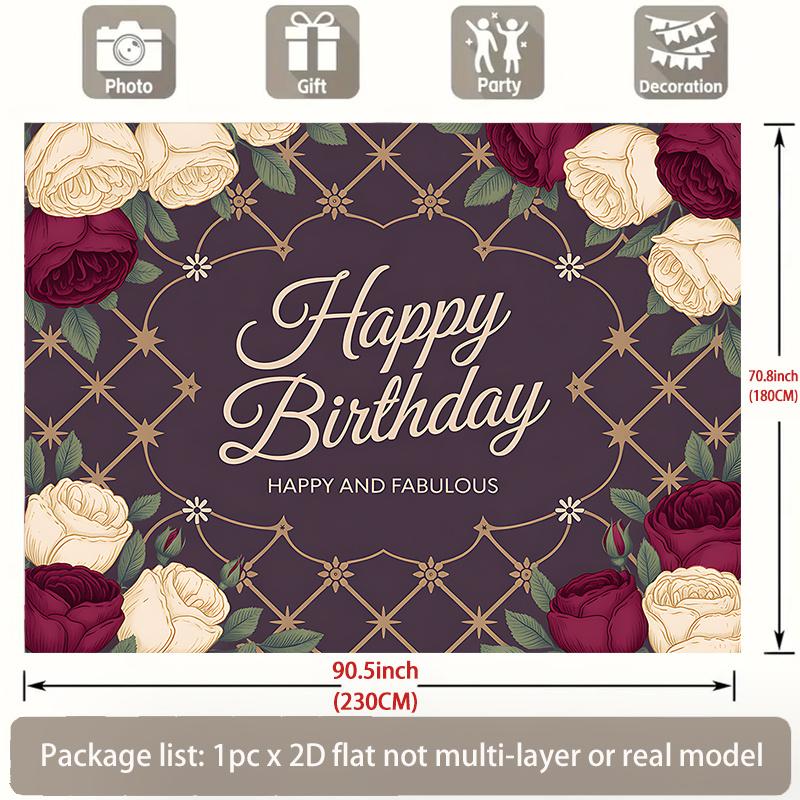 1pc Photography Party Background - Party Supplies