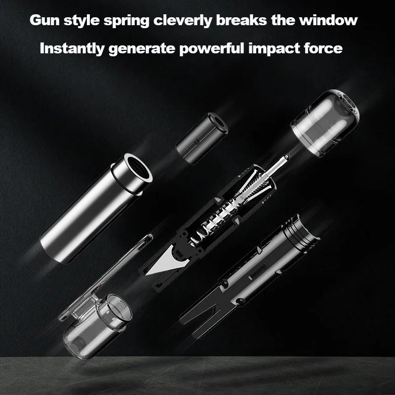 1Pc Car Safety Hammer Mini Auto with a Multi-functional Escape Hammer to Break the Glass Rescue Hammer Auto Window One Second