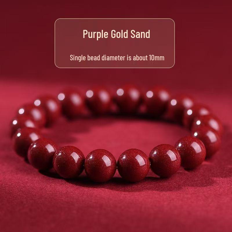 Armband met natuurlijke cinnaber draak en konijn - drie-in-één geluksbrenger en originele armband van ertskralen