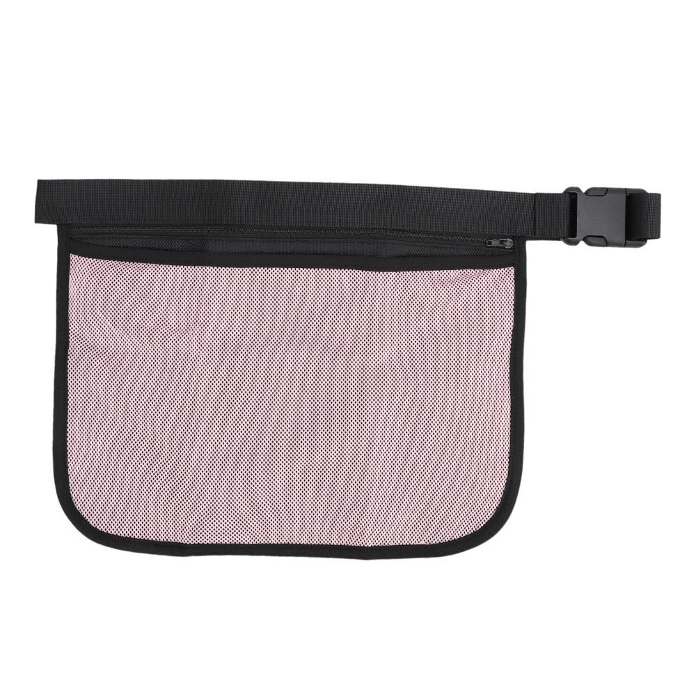 

High Elasticity Ball Waist Pouch Adjustable Band Mesh Material Pickleball Pouch Holder Mesh Ball Bag Picking Bag рожевий