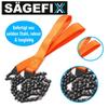 SÄGEFIX Handkettensäge Handsäge Sägeseil Seilsäge EXTREM SCHARF (inkl.Tasche)