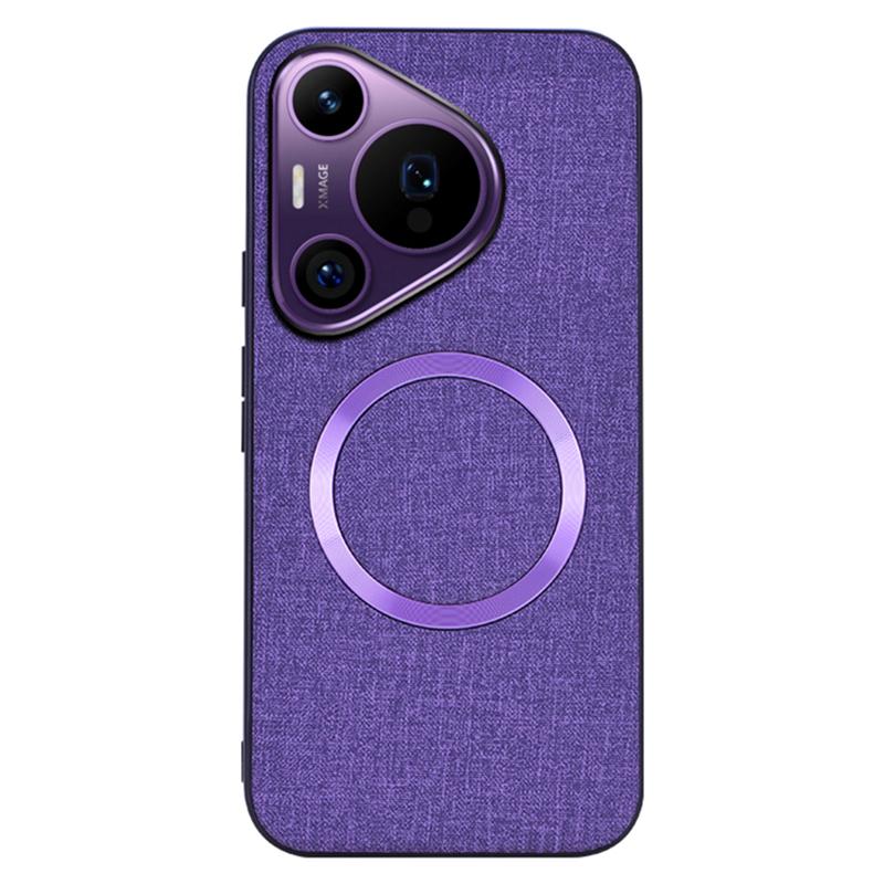 For Huawei Pura 70 Case Magnetic Case TPU+Cloth Protective Cover
