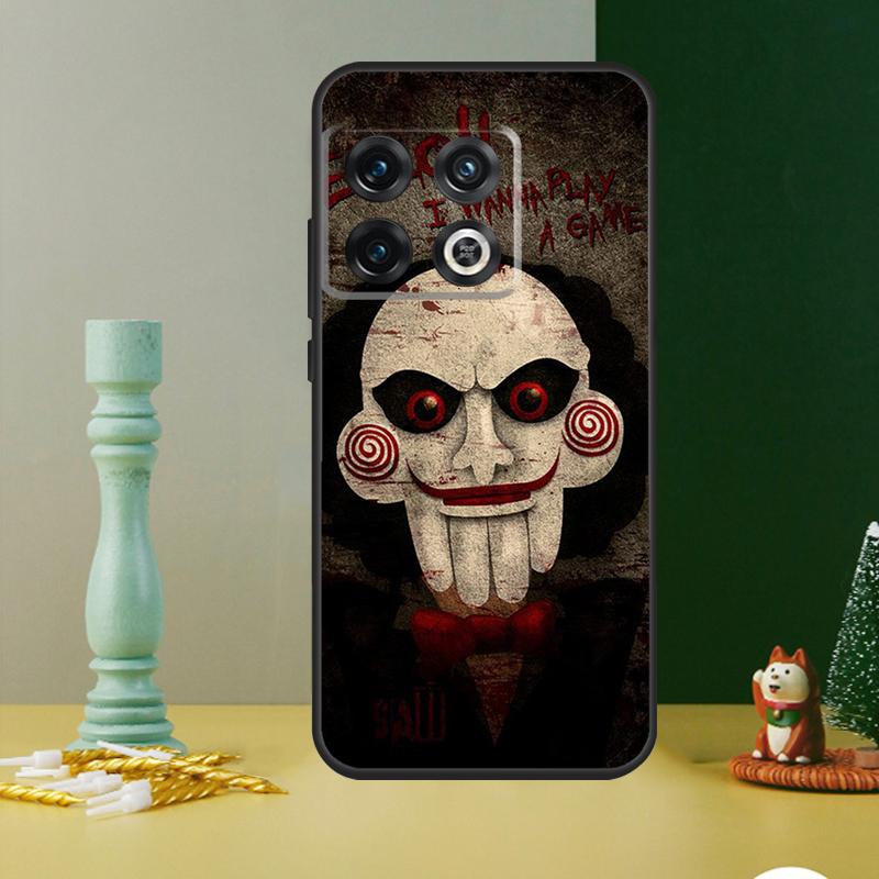 

Jigsaw Saw Horror Phone Case For OnePlus 13 12 11 9 10 Pro 13R 12R 8T 9RT 10T 10R Nord 4 CE 2 3 Lite N20 N30 OnePlus Nord CE 3