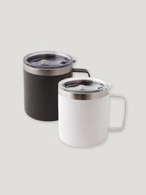 Sosomoso Double Stainless Steel Lid Mug 350ml 2colors