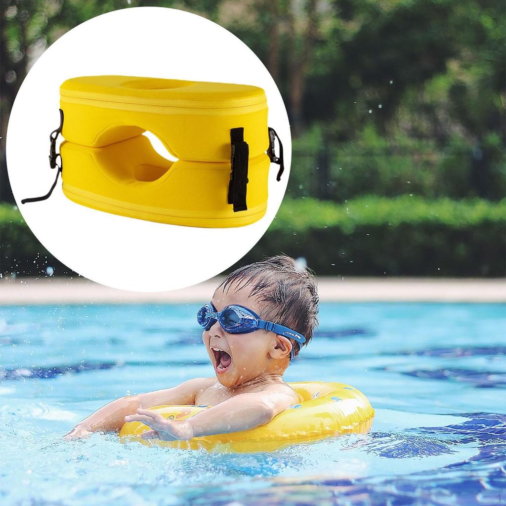 Baby Swimming Pool Float Swim Train Tool Non Inflatable for Boys Girls Yellow