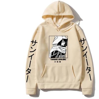 My Hero Academia Anime Print Damen Herren Hoodies Harajuku Tamaki Amajiki Sweatshirt Pullover Unisex Herbst Fleece Oberteil