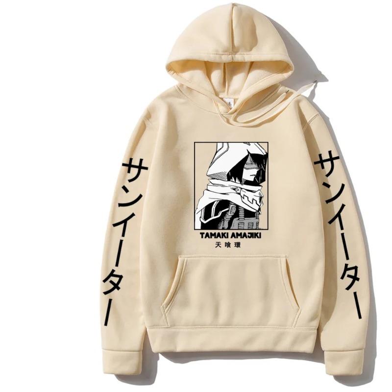 My Hero Academia Anime Print Women Men Hoodies Harajuku Tamaki Amajiki Sweatshirt Pullovers Fashion Autumn Fleece Top