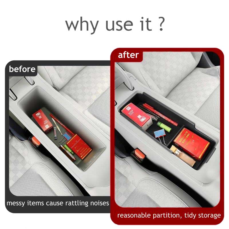 Scatola portaoggetti organizer per bracciolo per LEAPMOTOR B03X 2026 Accessori interni per auto