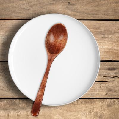 Soup Spoon Anti-slid Handle Smooth Wood Long Handle Sturdy Soup Scoop for Kitchen