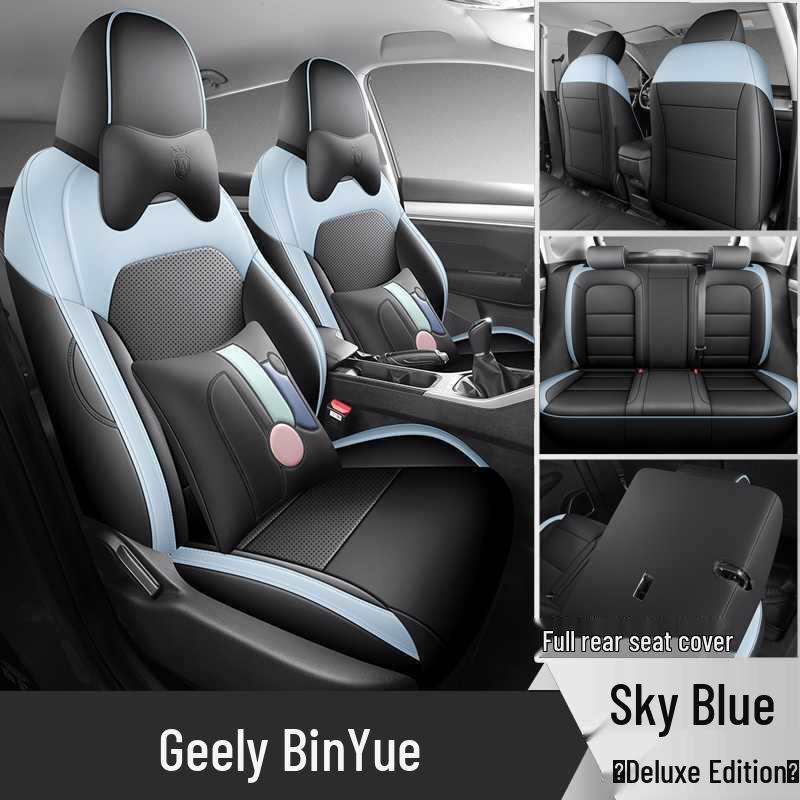 All-Season Full-Coverage Seat Covers for 2025 Geely Binyue - 24 Model-Specific Car Cushions