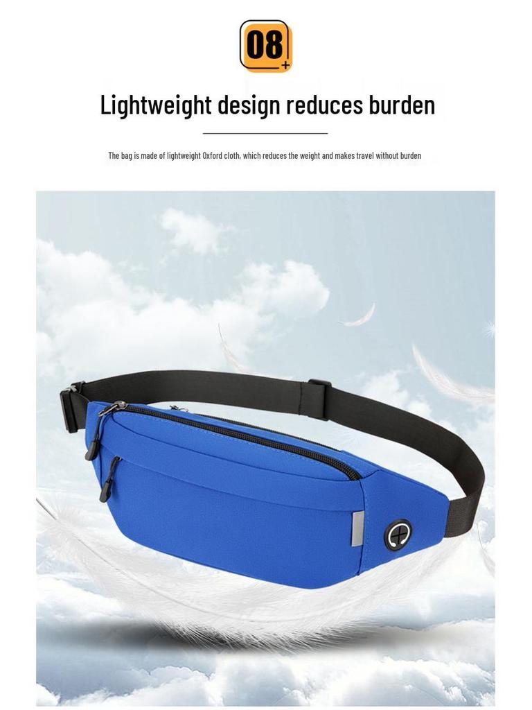 Unisex Solid Color Crossbody Chest Bag: Stylish, Versatile, Lightweight, Casual, and Ideal for Outdoor Sports.
