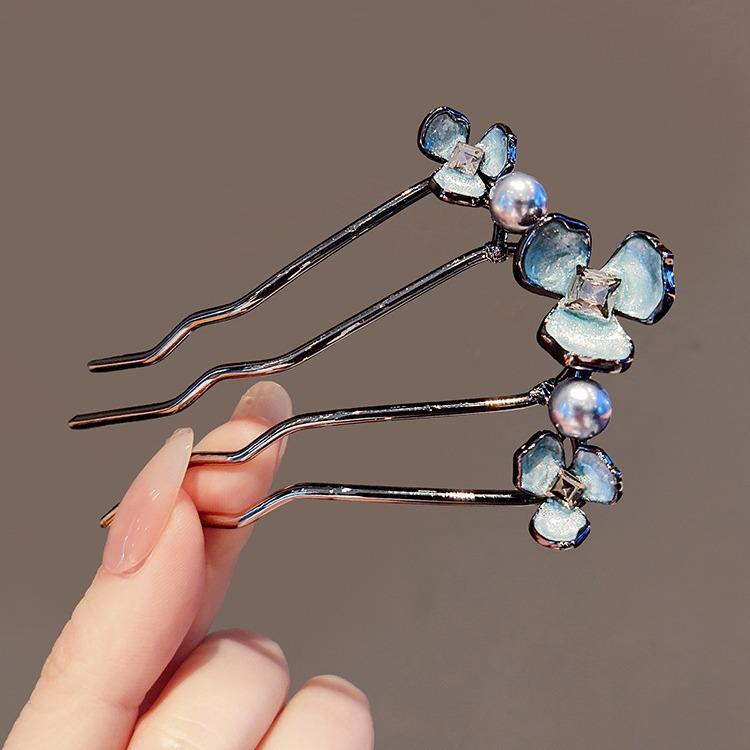 Daily Hair Jewelry for Women Girls Long Hair Holder Bling Rhinestone Hair Combs Crystal Hairpins Bride Wedding Hair Clips