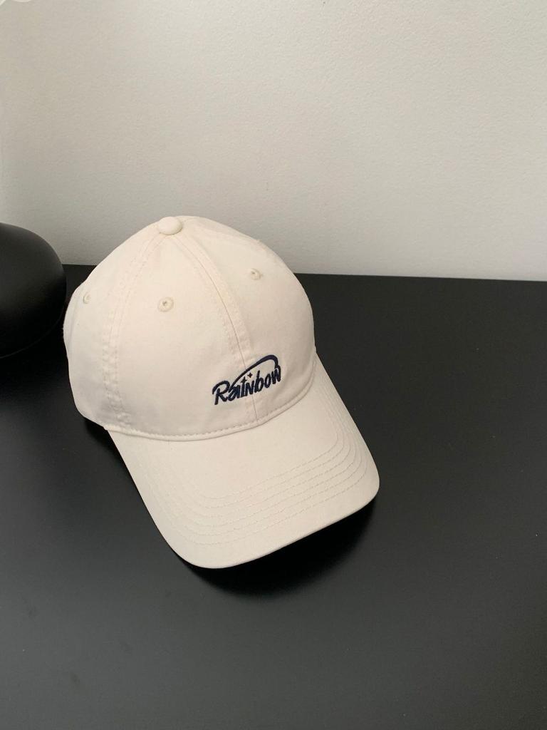 Casquette de Baseball pour Femmes Nouvelle Broderie Lettre Large Bord Chapeau de Soleil Décontracté pour Printemps Été