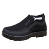 Men's Winter Wool Soft Sole Slip-Resistant Shoes for Elderly - Warm Casual Cotton Footwear
