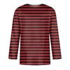 Men's Solid Color Round Neck Three Quarter Sleeve Top T-shirt