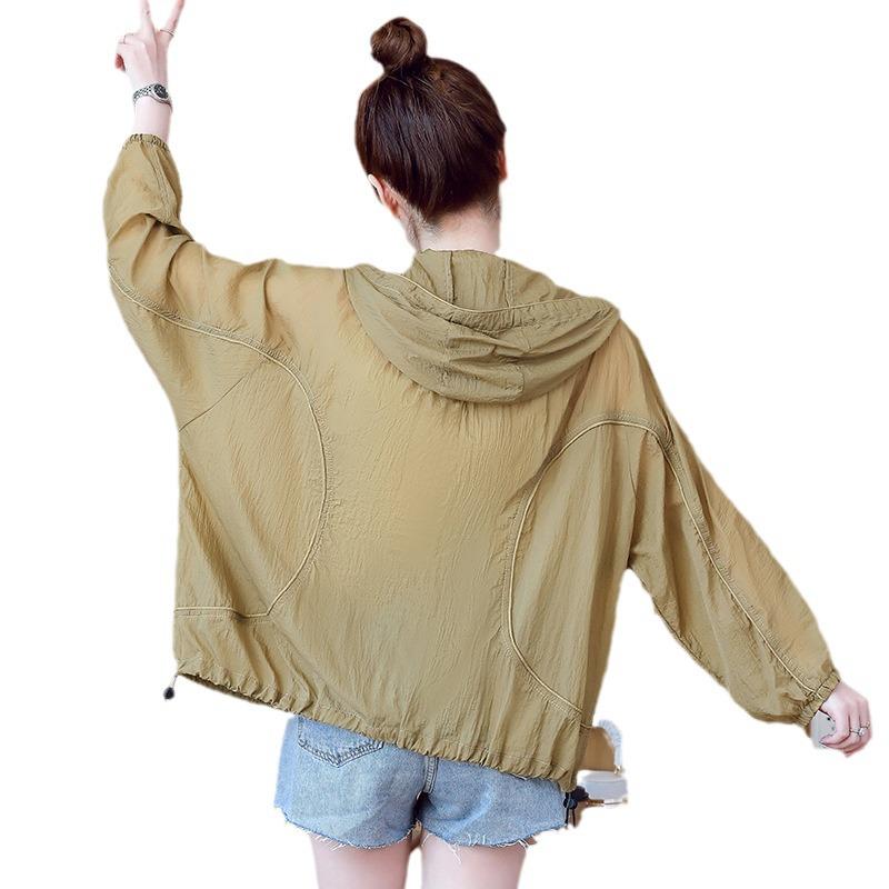 Women's Sun Protection Clothing 2024: Anti-UV, Loose Fit, Long-Sleeve, Breathable, Korean Style.