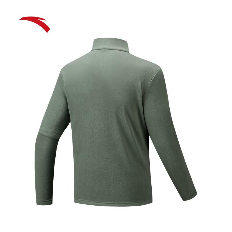 ANTA Men's Fleece Half-Zip Stand-Collar Pullover