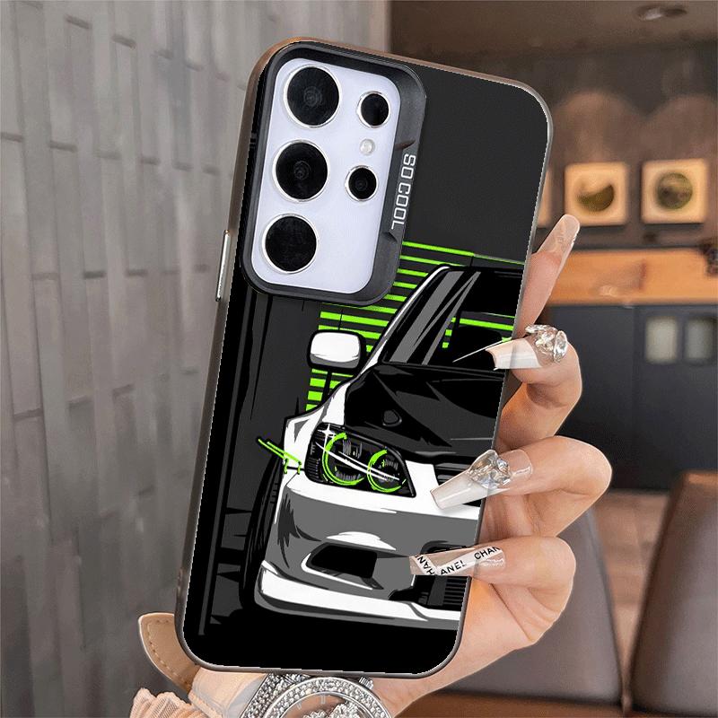 Simple Japanese Sports Cars Pattern Soft Phone Case for Samsung A17 A16 A15 A14 A13 A57 A56 A55 A54 A53 A37 A36 A35 A34 A33 A26