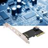 Effective PCIe 4.0 X4 To Slimlines SFF8654 Adapter Card Computer Hard Drive Fast Data Transfer Card Half Height Baffle