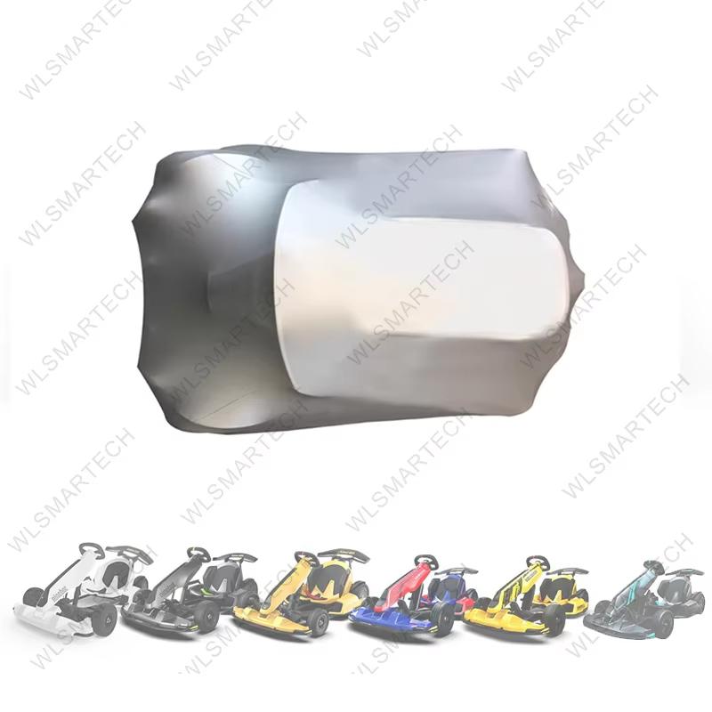 Waterproof Dust Cover For Segway Ninebot Go Kart Kit Pro Yellow Cart Pro2 With Rear Wing Waterproof Silver