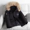 Winter Outdoor Men's and Women's Mid To Long Down Jacket Men's Winter Lovers Thickened Coat Work Clothes